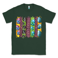 Sports Green easter eggs and leopard brushstrokes Classic Tee - Artiststas