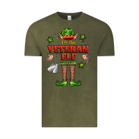 Vintage Olive im the veteran elf Vintage Tee - FaDigitalArtStudio
