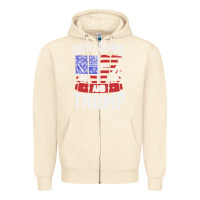 Sandshell god guns and trump Zipper Hoodie - artisFamous