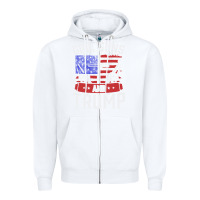 White god guns and trump Zipper Hoodie - artisFamous