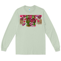 Matcha Stuck On You Long Sleeve Tee - CowhideDigitalArt
