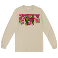 Mushroom Stuck On You Long Sleeve Tee - CowhideDigitalArt