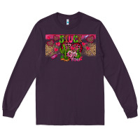 Plum Stuck On You Long Sleeve Tee - CowhideDigitalArt