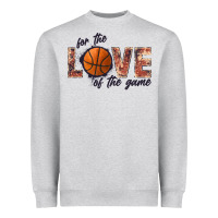 Heather Grey basketball love of the game Heavyweight Sweatshirt - JahusDesignShop