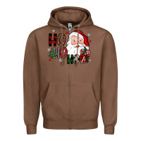 Chestnut ho ho ho Zipper Hoodie - JahusDesignShop