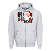 Ho Ho Ho Zipper Hoodie | Teevron