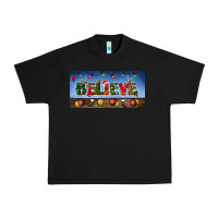 Black christmas believe license plate Urban Heavy Tee - BundleAndBundleShop