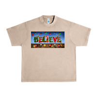 French Oak christmas believe license plate Urban Heavy Tee - BundleAndBundleShop