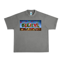 Tornado christmas believe license plate Urban Heavy Tee - BundleAndBundleShop