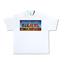 White christmas believe license plate Urban Heavy Tee - BundleAndBundleShop