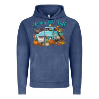 Vintage Denim Happy Fall Y'all Vintage Hoodie - LillyAllenDesigns