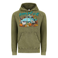 Vintage Olive Happy Fall Y'all Vintage Hoodie - LillyAllenDesigns