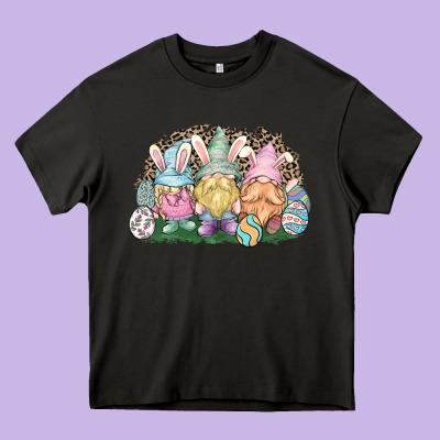 Easter Day Gnomes Heavy Core Tee Designed By Howdyjamesfarm