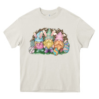 Cream Easter Day gnomes Heavy Core Tee - HowdyJamesFarm
