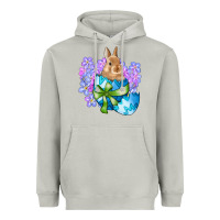 Moon Dust easter bunny egg flowers Heavyweight Hoodie - RanaPortraitStore