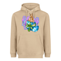 Mushroom easter bunny egg flowers Heavyweight Hoodie - RanaPortraitStore