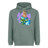 Sage easter bunny egg flowers Heavyweight Hoodie - RanaPortraitStore
