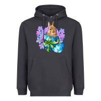Smoke easter bunny egg flowers Heavyweight Hoodie - RanaPortraitStore