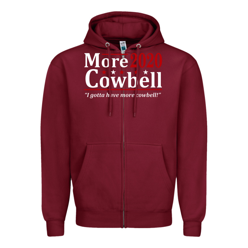 More Cowbell 2020 Election Zipper Hoodie by artisFamous | Teevron