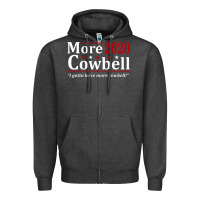 Charcoal Heather more cowbell 2020 election Zipper Hoodie - artisFamous