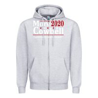 Heather Grey more cowbell 2020 election Zipper Hoodie - artisFamous