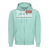 Seafoam more cowbell 2020 election Zipper Hoodie - artisFamous