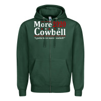 Sports Green more cowbell 2020 election Zipper Hoodie - artisFamous