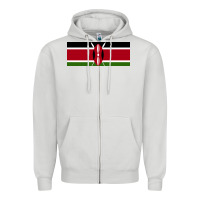 Kenya Flag Zipper Hoodie | Teevron
