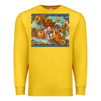 Lemon Fall heifer cow Premium Sweatshirt - RanaPortraitStore