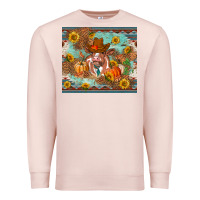Pale Pink Fall heifer cow Premium Sweatshirt - RanaPortraitStore