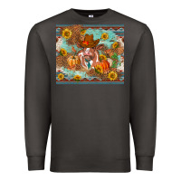 Smoke Fall heifer cow Premium Sweatshirt - RanaPortraitStore