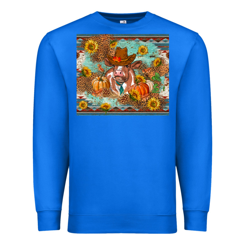 Fall Heifer Cow Premium Sweatshirt by RanaPortraitStore | Teevron