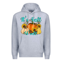 Heather Grey it's fall y'all Premium Hoodie - Artiststas