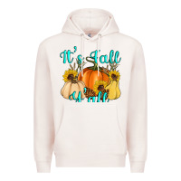 Pale Pink it's fall y'all Premium Hoodie - Artiststas