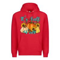 Red it's fall y'all Premium Hoodie - Artiststas