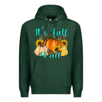 Sports Green it's fall y'all Premium Hoodie - Artiststas