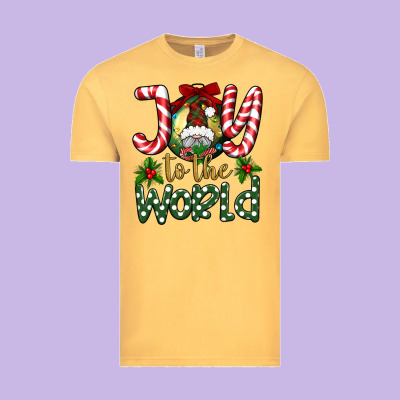 Joy To The World Vintage Tee Designed By Bundleandbundleshop