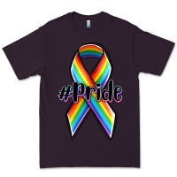 Plum pride lgbtq awareness ribbon Premium Tee - OliviaCreatesArt
