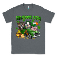 Charcoal Heather Shamrock farm Classic Tee - CowGirlArtShop
