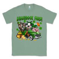 Sage Shamrock farm Classic Tee - CowGirlArtShop