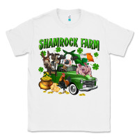 White Shamrock farm Classic Tee - CowGirlArtShop