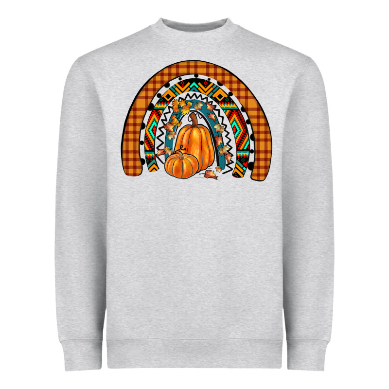 Fall Pumpkin Rainbow Heavyweight Sweatshirt by JahusDesignShop | Teevron
