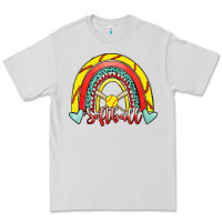 Dove Grey Softball Rainbow Premium Tee - RanaPortraitStore