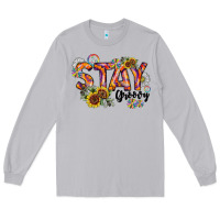 Moon Dust Stay Groovy Long Sleeve Tee - CowhideDigitalArt