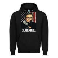 Black Notorious R.B.G. Funny Progressive, Liberal Ruth Bader Ginsburg Zipper Hoodie - artisFamous