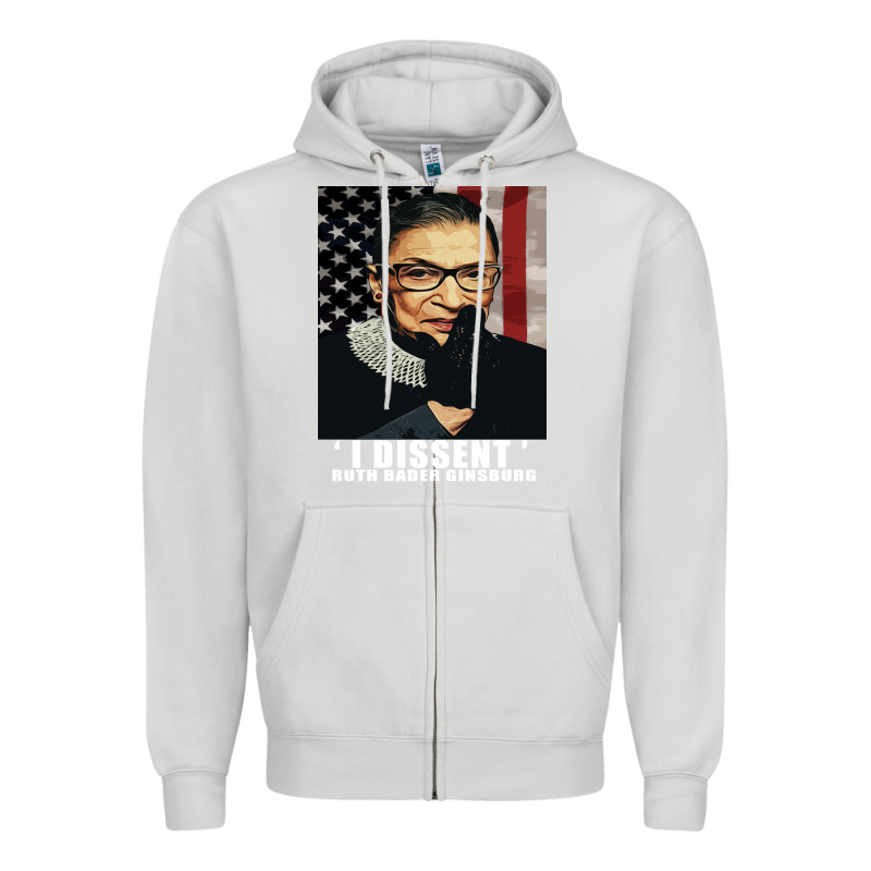 Notorious R.b.g. Funny Progressive, Liberal Ruth Bader Ginsburg Zipper Hoodie by artisFamous | Teevron