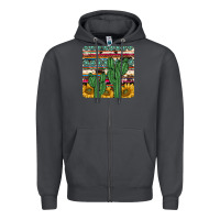 Smoke cactus sunflower coaster Zipper Hoodie - JahusDesignShop