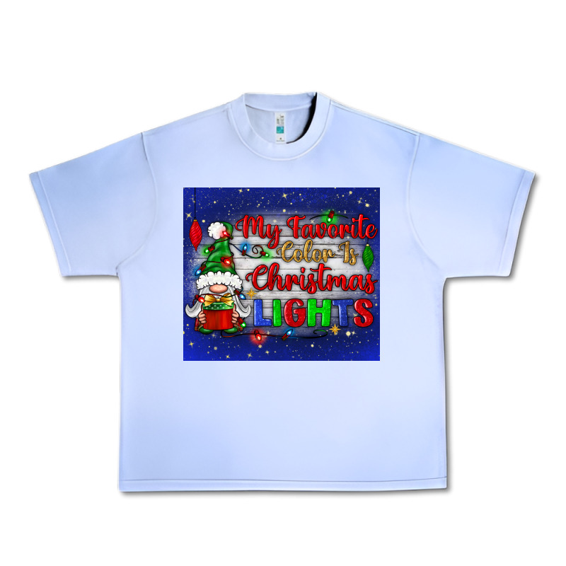 My Favorite Color Is Christmas Lights Urban Heavy Tee by BundleAndBundleShop | Teevron