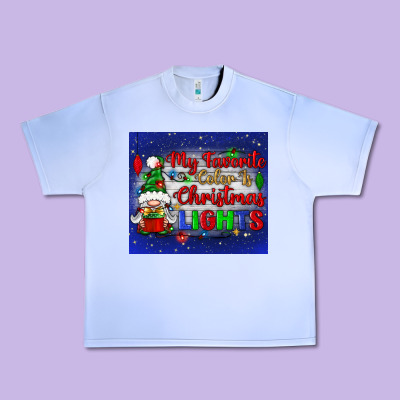 My Favorite Color Is Christmas Lights Urban Heavy Tee Designed By Bundleandbundleshop