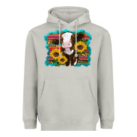 Moon Dust western cow sunflowers serape leopard Heavyweight Hoodie - RanaPortraitStore